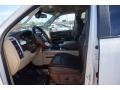  2015 3500 Laramie Longhorn Crew Cab 4x4 Dual Rear Wheel Canyon Brown/Light Frost Beige Interior