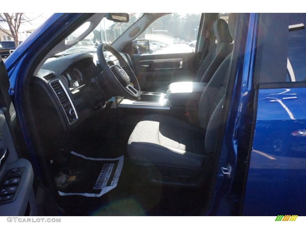 2015 1500 Big Horn Quad Cab - Blue Streak Pearl / Black/Diesel Gray photo #7