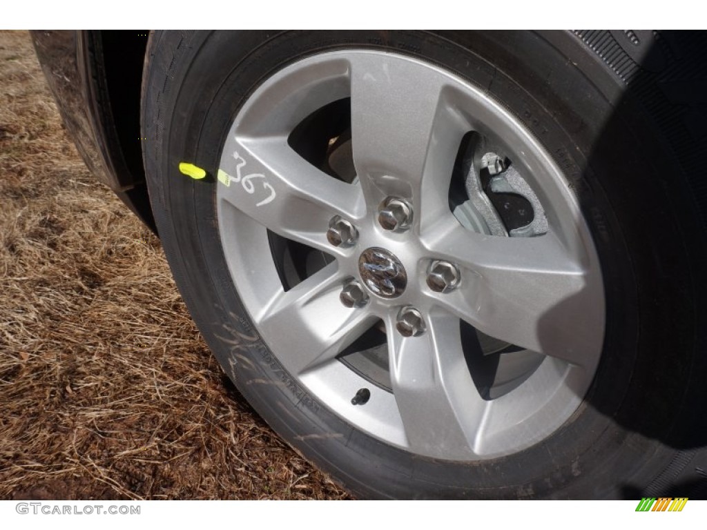 2015 1500 SLT Quad Cab - Bright Silver Metallic / Black/Diesel Gray photo #5