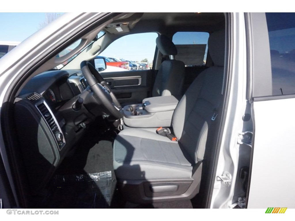 2015 1500 SLT Quad Cab - Bright Silver Metallic / Black/Diesel Gray photo #6