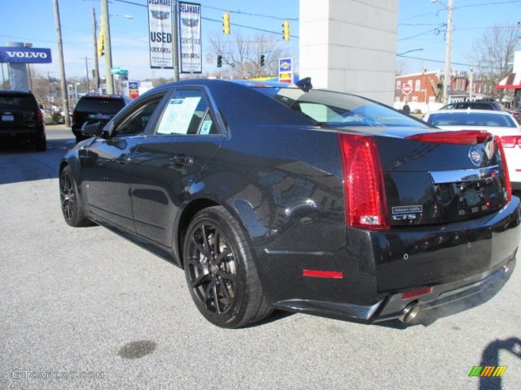 2013 CTS -V Sedan - Black Diamond Tricoat / Light Titanium/Ebony photo #4