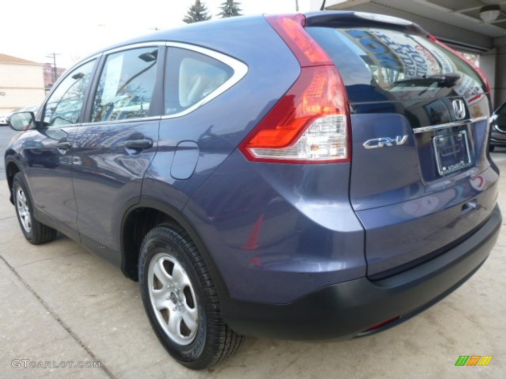 2012 CR-V LX 4WD - Twilight Blue Metallic / Gray photo #10