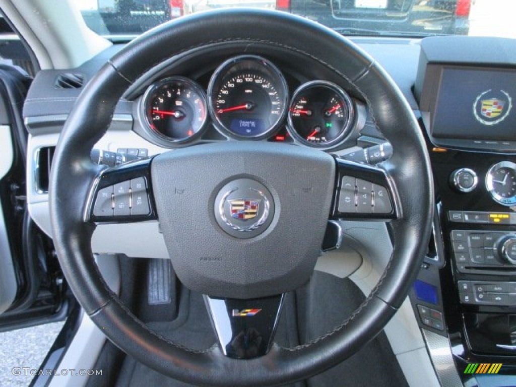 2013 CTS -V Sedan - Black Diamond Tricoat / Light Titanium/Ebony photo #13