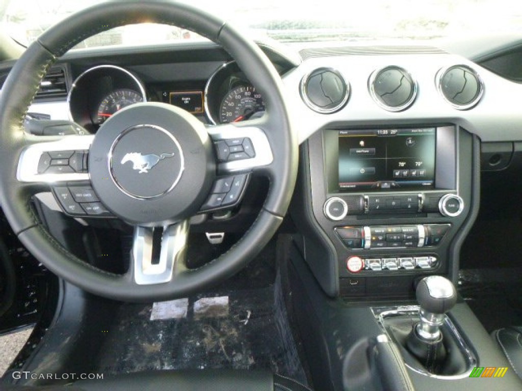 2015 Mustang EcoBoost Premium Convertible - Black / Ebony photo #4