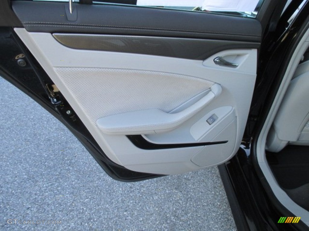 2013 CTS -V Sedan - Black Diamond Tricoat / Light Titanium/Ebony photo #31