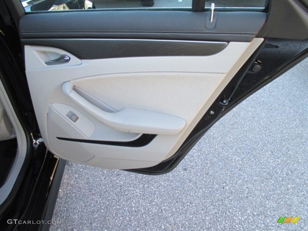 2013 CTS -V Sedan - Black Diamond Tricoat / Light Titanium/Ebony photo #34