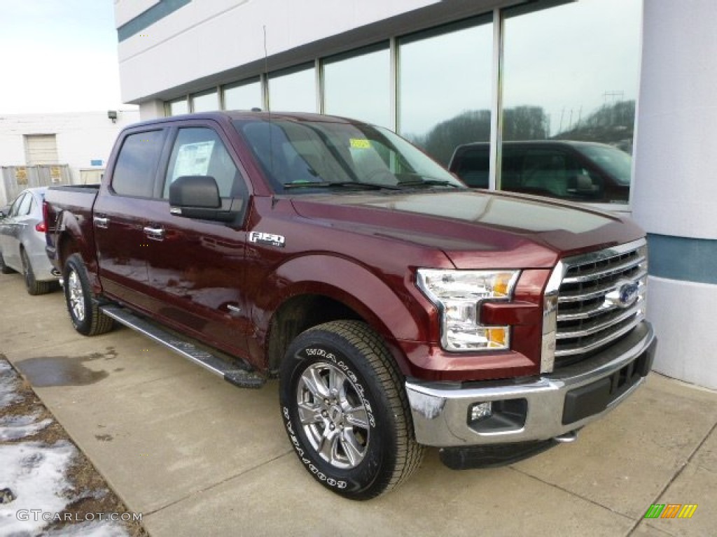 2015 F150 XLT SuperCrew 4x4 - Bronze Fire Metallic / Medium Earth Gray photo #1