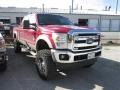 2014 Ruby Red Metallic Ford F250 Super Duty XLT Crew Cab 4x4  photo #3