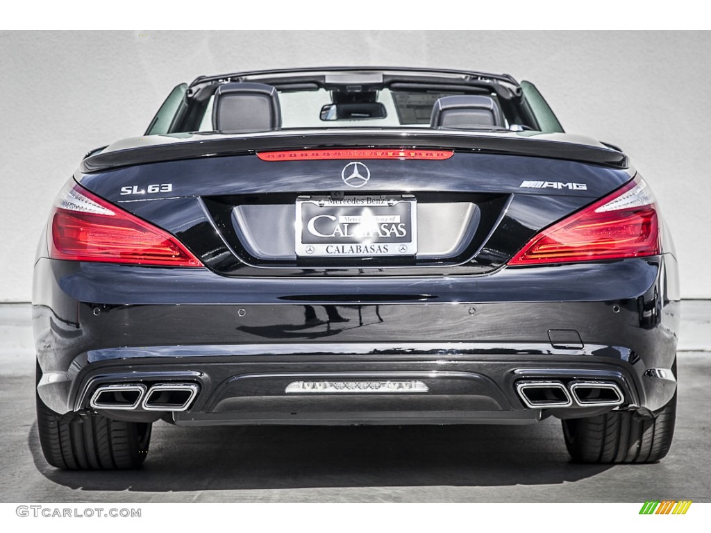 2015 SL 63 AMG Roadster - Black / Black photo #3