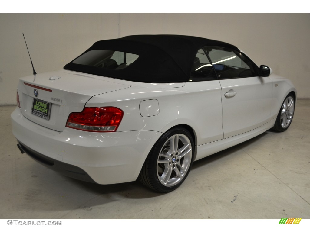 2012 1 Series 135i Convertible - Alpine White / Black photo #5