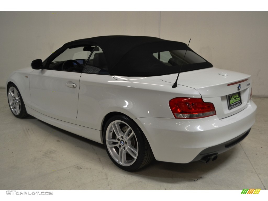 2012 1 Series 135i Convertible - Alpine White / Black photo #6