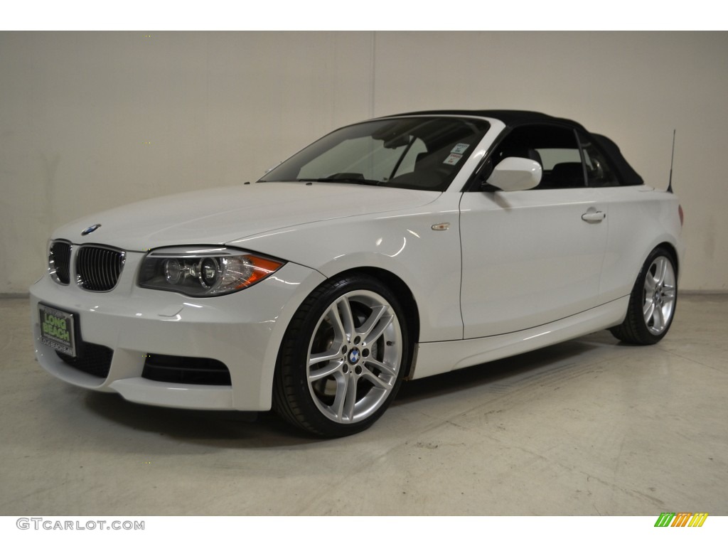 2012 1 Series 135i Convertible - Alpine White / Black photo #10