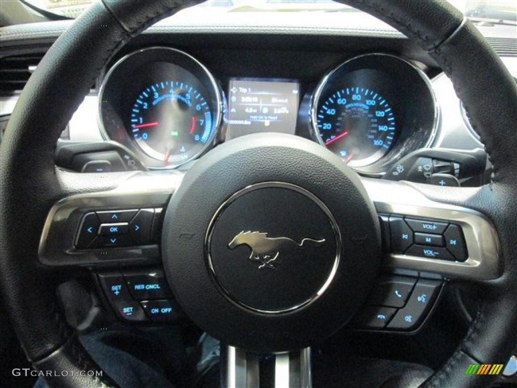 2015 Mustang GT Premium Coupe - Triple Yellow Tricoat / Ebony photo #19