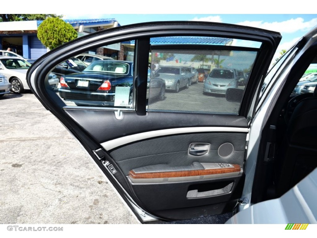 2004 7 Series 745i Sedan - Titanium Silver Metallic / Black/Black photo #28