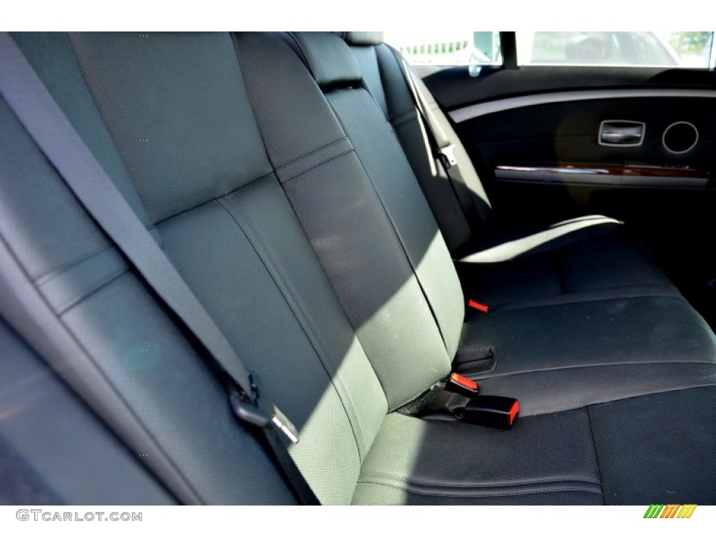 2004 7 Series 745i Sedan - Titanium Silver Metallic / Black/Black photo #56