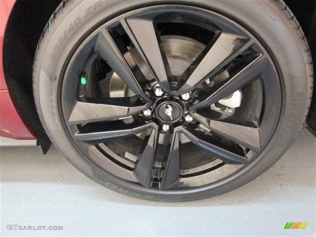 2015 Mustang EcoBoost Premium Coupe - Ruby Red Metallic / Ebony photo #4