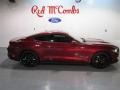 2015 Ruby Red Metallic Ford Mustang EcoBoost Premium Coupe  photo #7