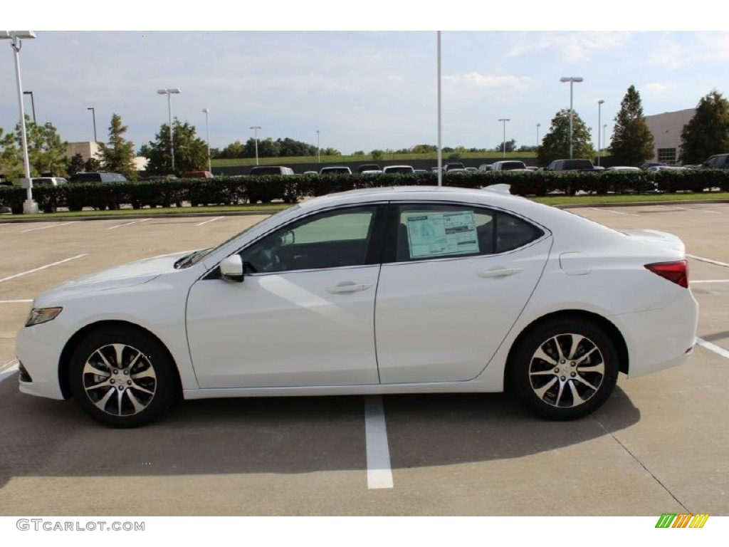 2015 TLX 2.4 - Bellanova White Pearl / Espresso photo #4