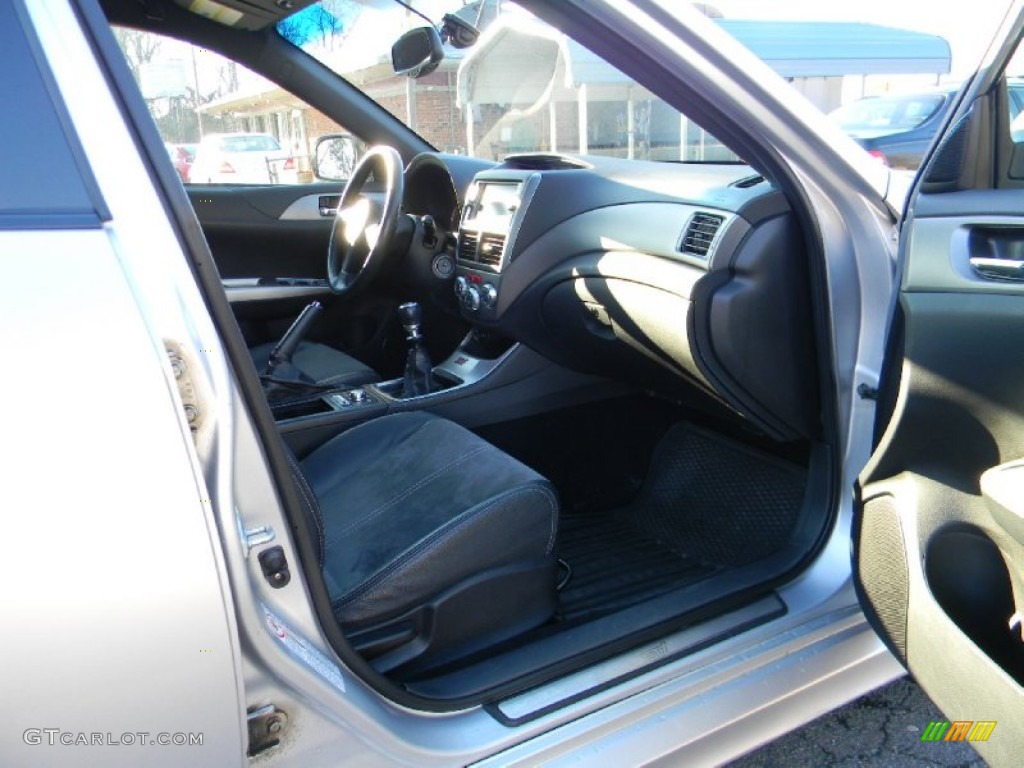 2008 Impreza WRX STi - Spark Silver Metallic / Carbon Black/Graphite Gray Alcantara photo #22