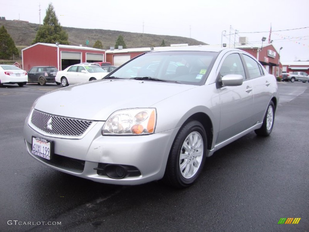 2012 Galant FE - Quick Silver / Black photo #3