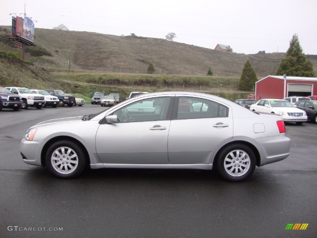 2012 Galant FE - Quick Silver / Black photo #4