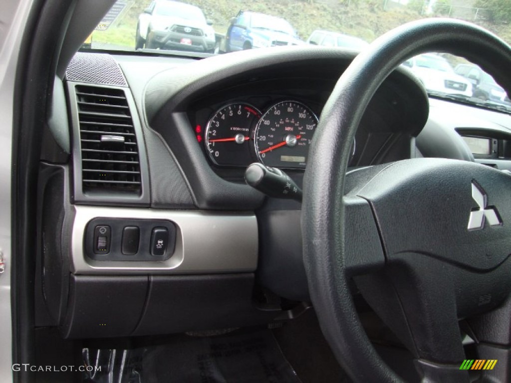 2012 Galant FE - Quick Silver / Black photo #11