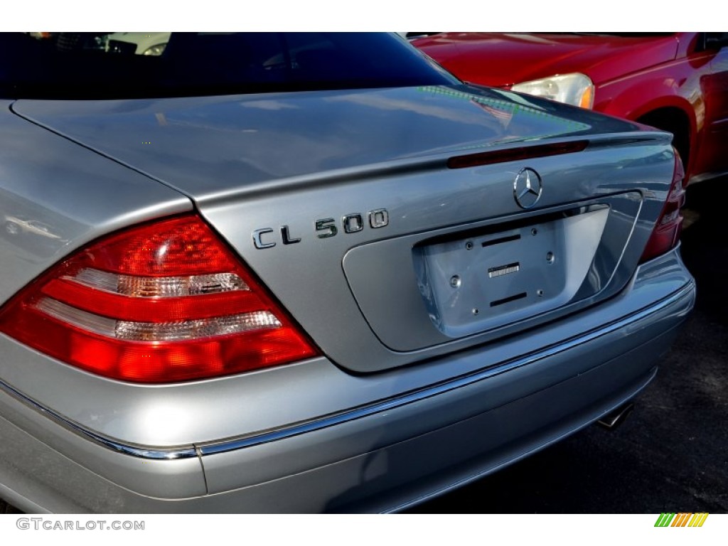 2002 CL 500 - Brilliant Silver Metallic / Charcoal photo #10