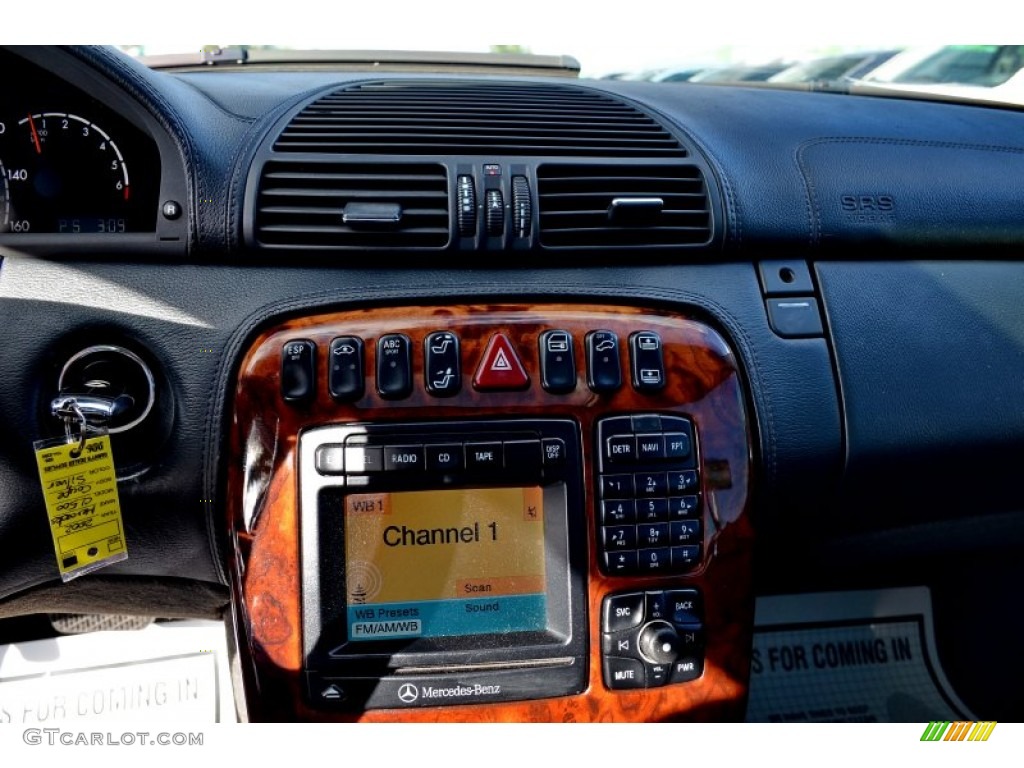 2002 CL 500 - Brilliant Silver Metallic / Charcoal photo #22