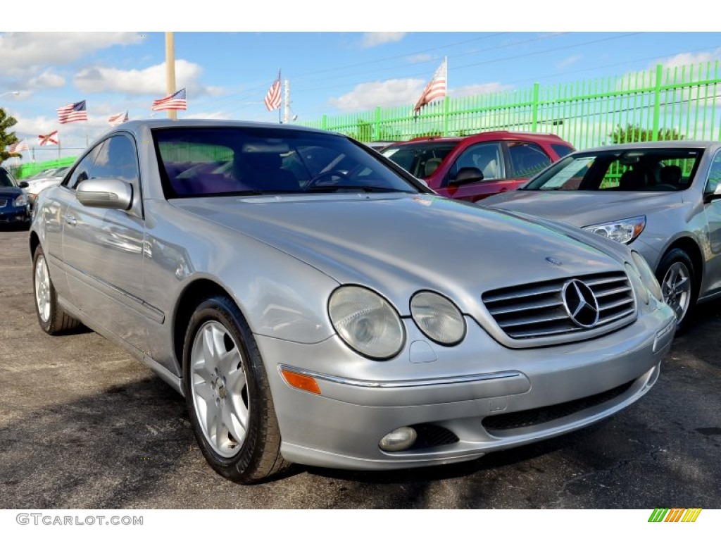 2002 CL 500 - Brilliant Silver Metallic / Charcoal photo #40