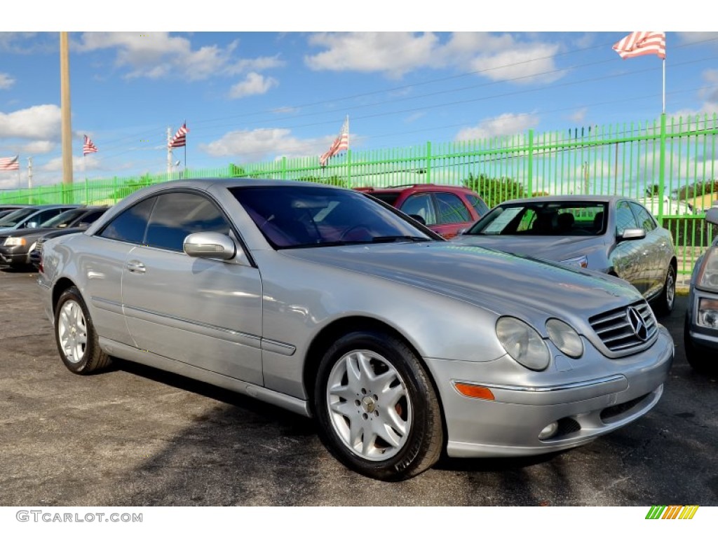 2002 CL 500 - Brilliant Silver Metallic / Charcoal photo #41