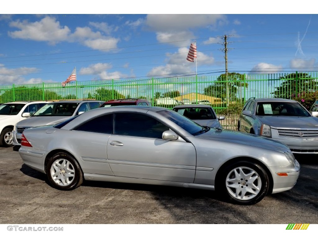 2002 CL 500 - Brilliant Silver Metallic / Charcoal photo #43