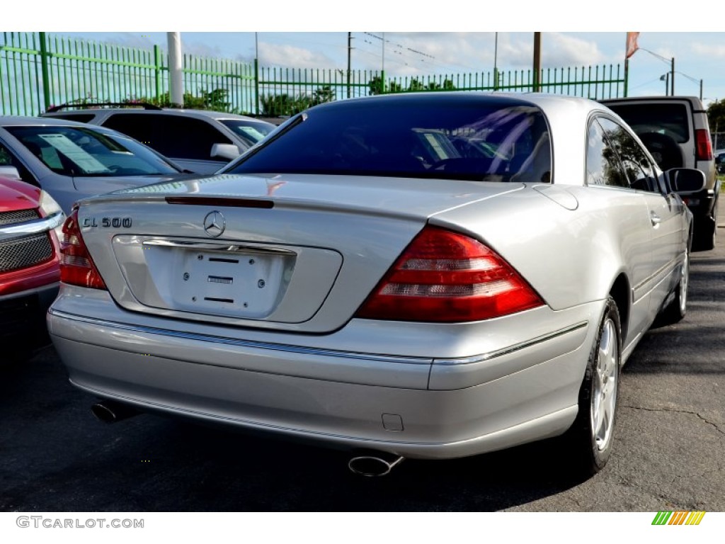 2002 CL 500 - Brilliant Silver Metallic / Charcoal photo #47
