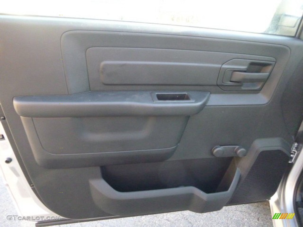 2015 Ram 1500 Tradesman Regular Cab Black/Diesel Gray Door Panel Photo #100808009