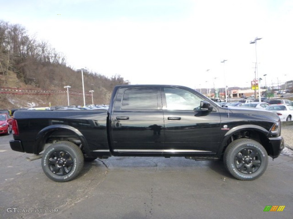 2015 2500 Laramie Crew Cab 4x4 Black Appearance Group - Black / Black photo #7