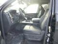 Front Seat of 2015 2500 Laramie Crew Cab 4x4 Black Appearance Group