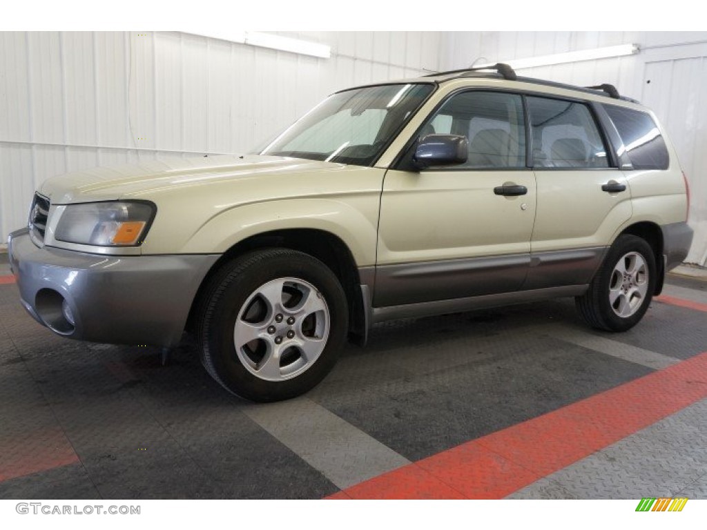 2003 Forester 2.5 XS - Sierra Gold Metallic / Beige photo #2