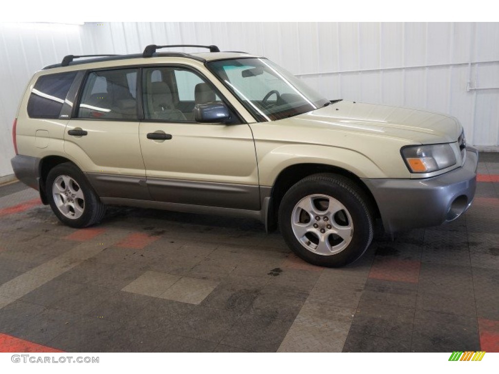 2003 Forester 2.5 XS - Sierra Gold Metallic / Beige photo #6
