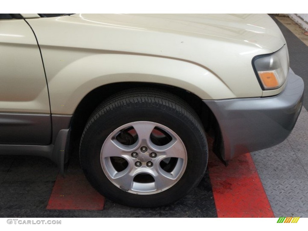 2003 Forester 2.5 XS - Sierra Gold Metallic / Beige photo #39