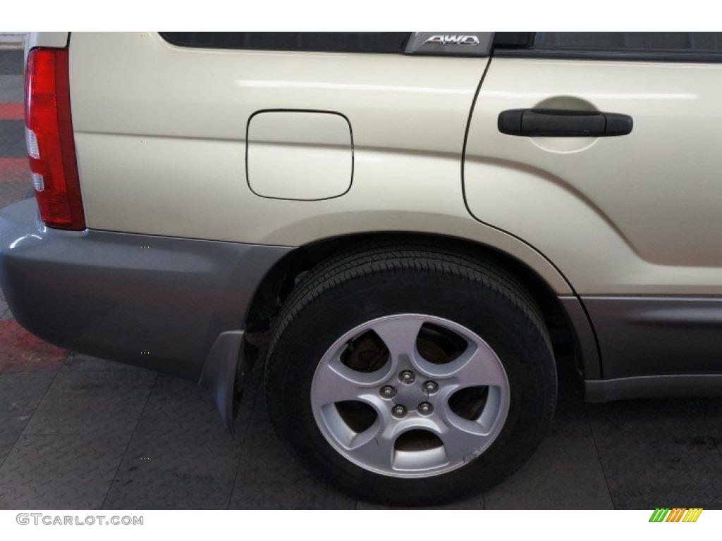 2003 Forester 2.5 XS - Sierra Gold Metallic / Beige photo #46