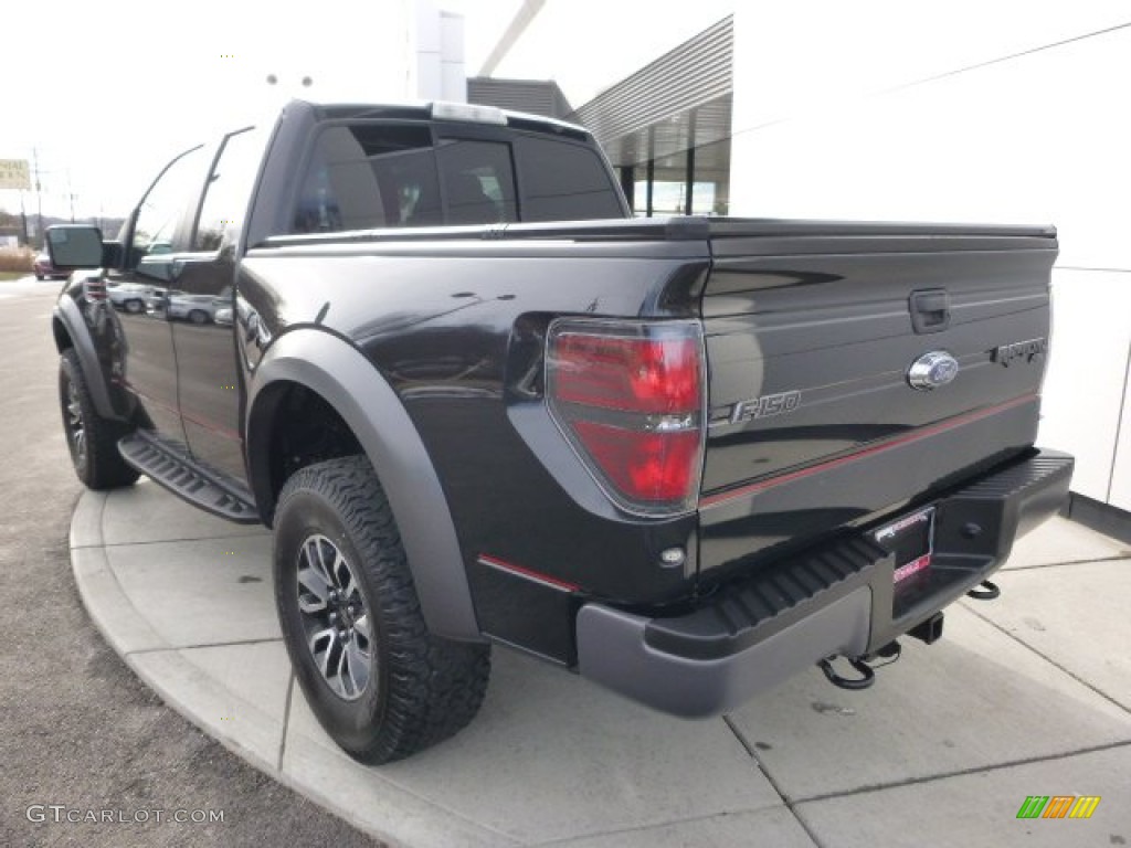 Tuxedo Black Metallic 2012 Ford F150 SVT Raptor SuperCab 4x4 Exterior Photo #100811485