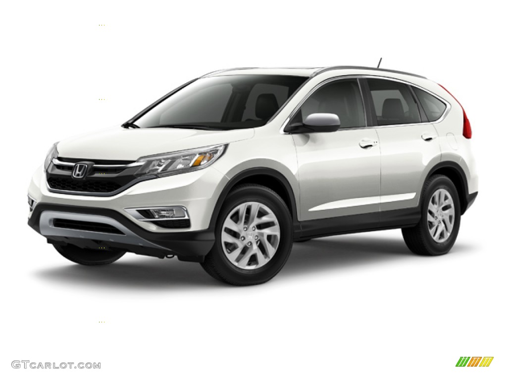 2015 CR-V EX-L - White Diamond Pearl / Black photo #22