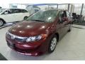 Crimson Pearl - Civic LX Sedan Photo No. 1