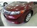 Crimson Pearl - Civic LX Sedan Photo No. 5