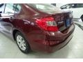 Crimson Pearl - Civic LX Sedan Photo No. 7