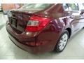 Crimson Pearl - Civic LX Sedan Photo No. 8