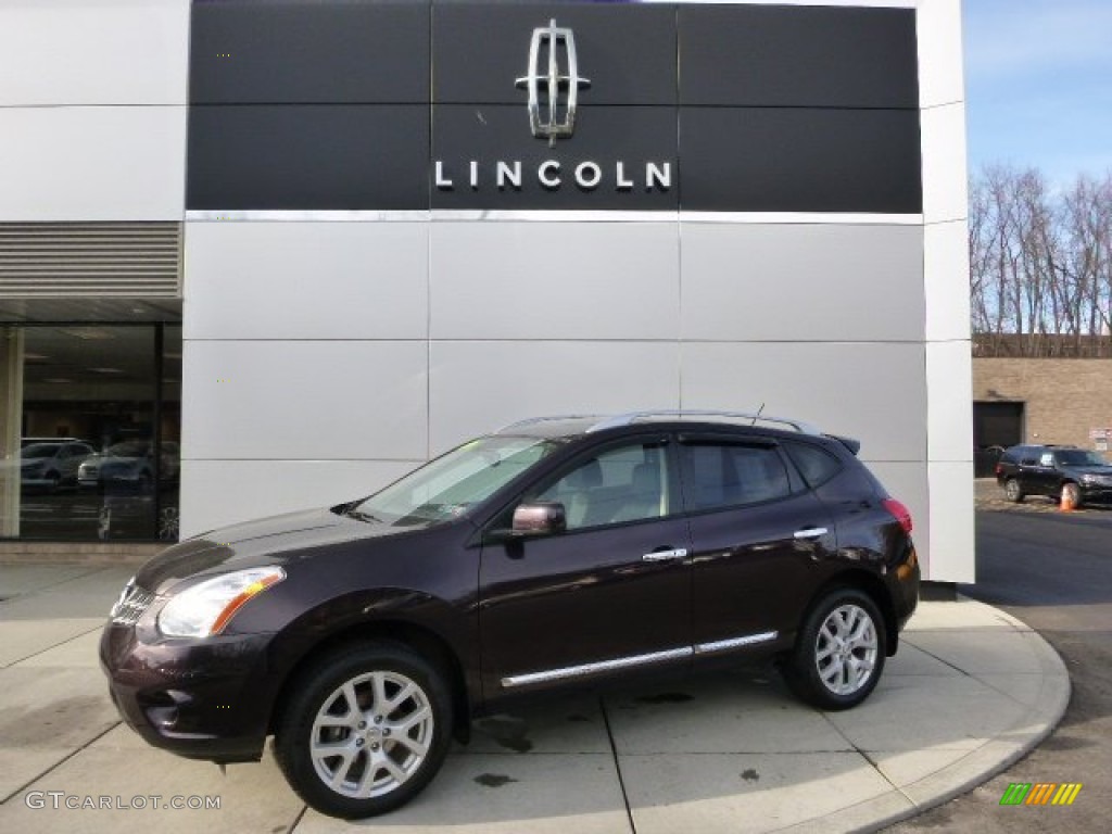 2011 Rogue SL AWD - Black Amethyst / Black photo #1