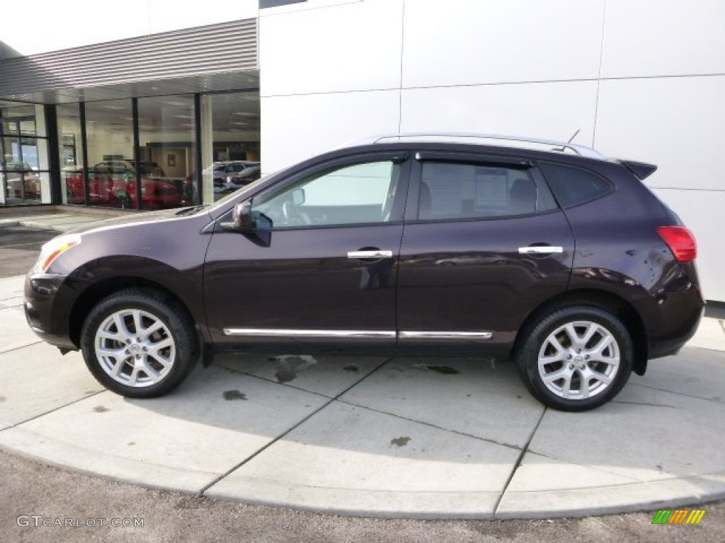 2011 Rogue SL AWD - Black Amethyst / Black photo #2