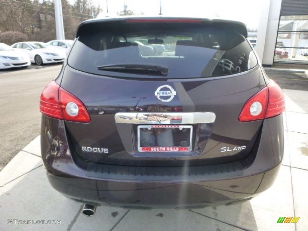 2011 Rogue SL AWD - Black Amethyst / Black photo #4