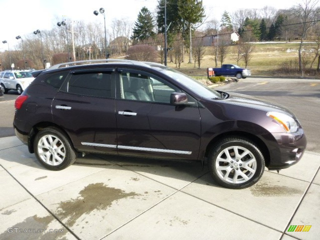 2011 Rogue SL AWD - Black Amethyst / Black photo #7