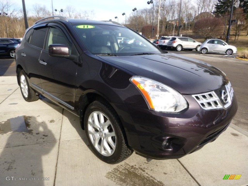 2011 Rogue SL AWD - Black Amethyst / Black photo #8